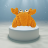 Clawrence the Crab Croissant Amigurumi Plush – Pâtisserie Pier Snackimal