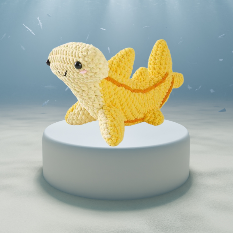 Taffy the Banana Shark Amigurumi Plush