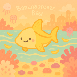 Taffy the Banana Shark Amigurumi Plush