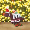 Noel the X-Mas Brachiosaurus Amigurumi Plush – Festive Treatosaurs